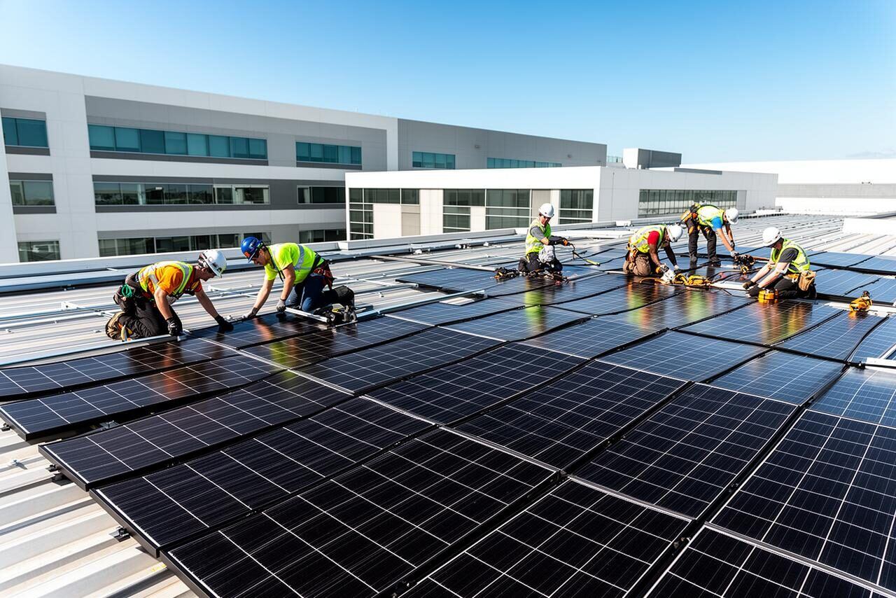 Instalace fotovoltaických panelů