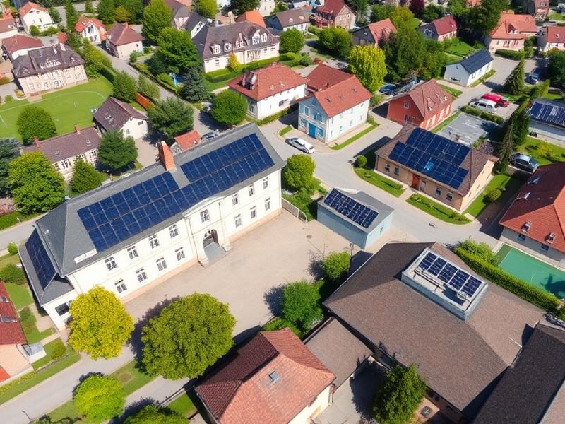 Komunitní energetika v obci - sdílení solární energie mezi veřejnými budovami